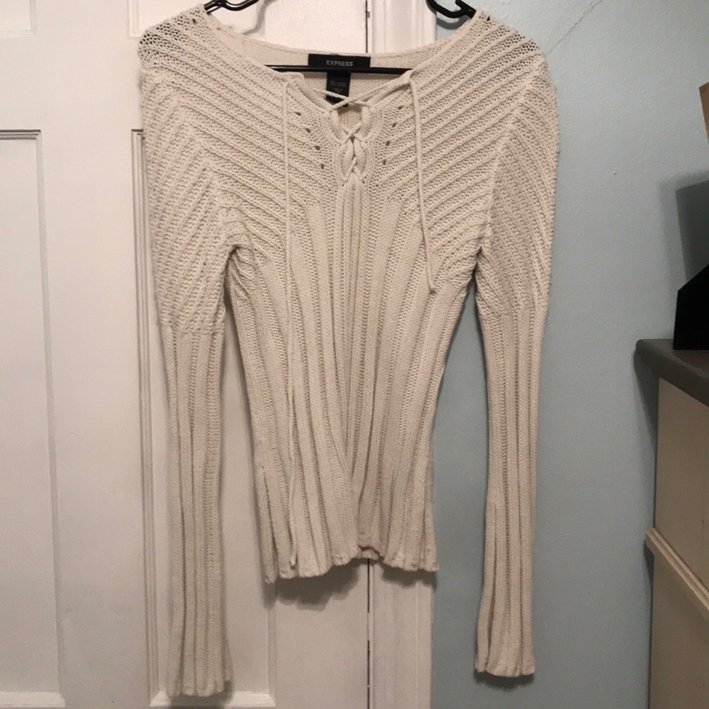 Express Tie Up Sweater